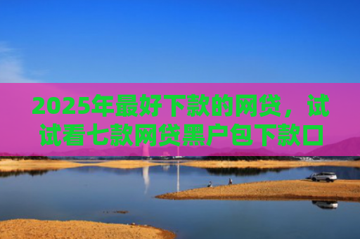 2025年最好下款的网贷，试试看七款网贷黑户包下款口子