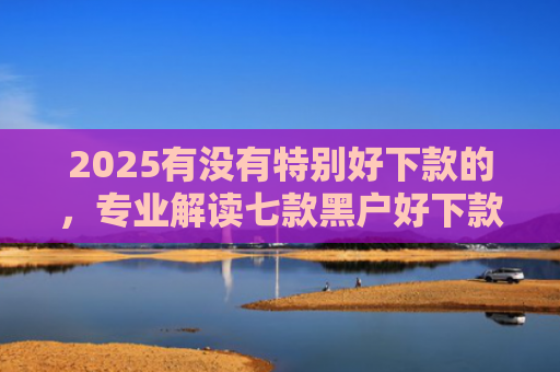 2025有没有特别好下款的，专业解读七款黑户好下款的网贷口子
