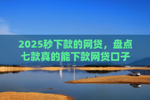 2025秒下款的网贷，盘点七款真的能下款网贷口子