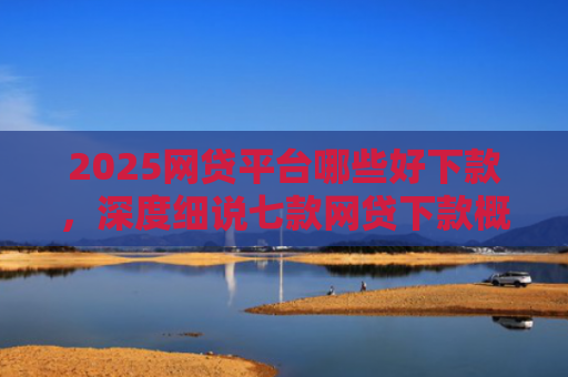 2025网贷平台哪些好下款，深度细说七款网贷下款概率高的口子