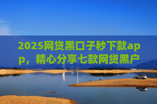 2025网贷黑口子秒下款app，精心分享七款网贷黑户能下款口子大额