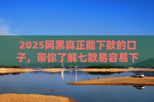 2025网黑真正能下款的口子，带你了解七款易容易下款的网贷口子