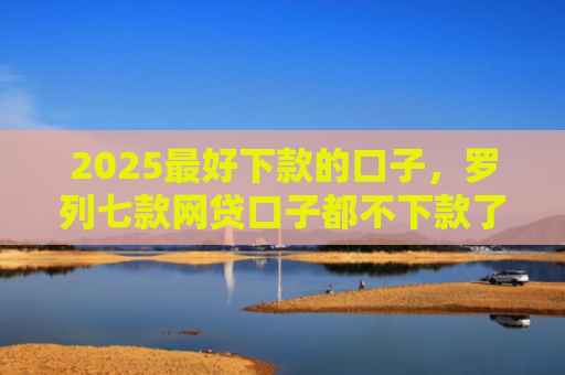 2025最好下款的口子，罗列七款网贷口子都不下款了吗
