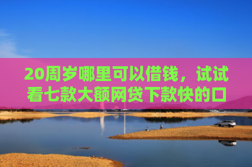 20周岁哪里可以借钱，试试看七款大额网贷下款快的口子