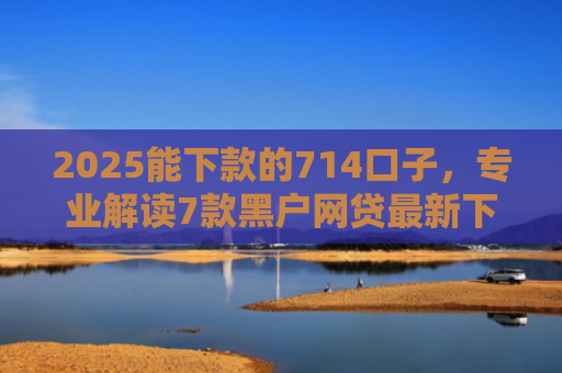 2025能下款的714口子，专业解读7款黑户网贷最新下款口子