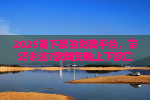 2025能下款的贷款平台，带您讲述7款网贷晚上下款口子