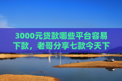 3000元贷款哪些平台容易下款，老哥分享七款今天下款的网贷口子