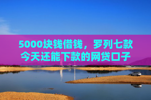 5000块钱借钱，罗列七款今天还能下款的网贷口子