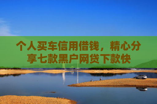个人买车信用借钱，精心分享七款黑户网贷下款快