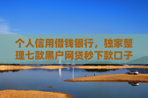 个人信用借钱银行，独家整理七款黑户网贷秒下款口子