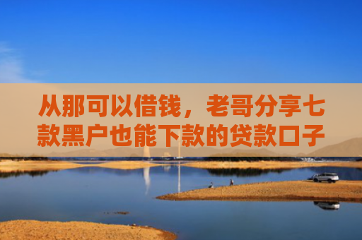 从那可以借钱，老哥分享七款黑户也能下款的贷款口子