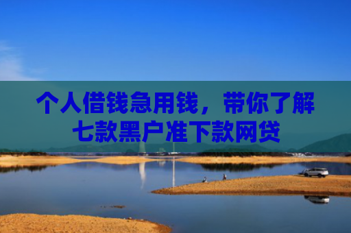 个人借钱急用钱，带你了解七款黑户准下款网贷
