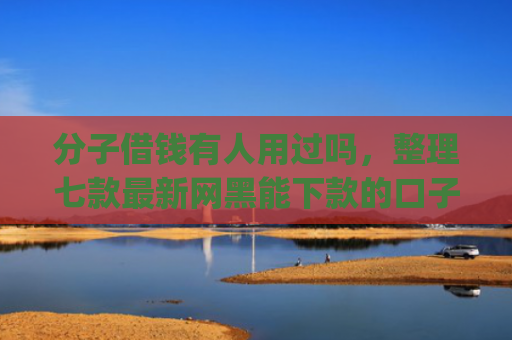 分子借钱有人用过吗，整理七款最新网黑能下款的口子app
