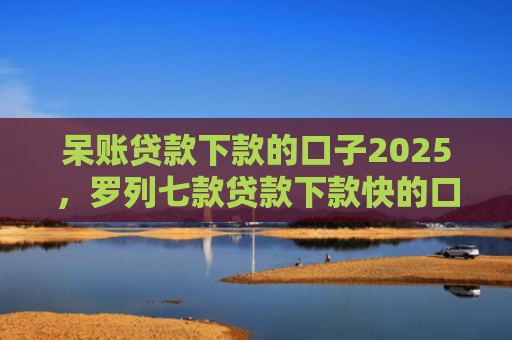 呆账贷款下款的口子2025，罗列七款贷款下款快的口子