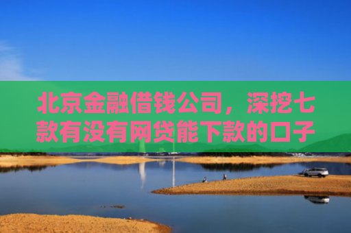 北京金融借钱公司，深挖七款有没有网贷能下款的口子