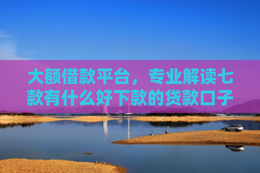 大额借款平台，专业解读七款有什么好下款的贷款口子