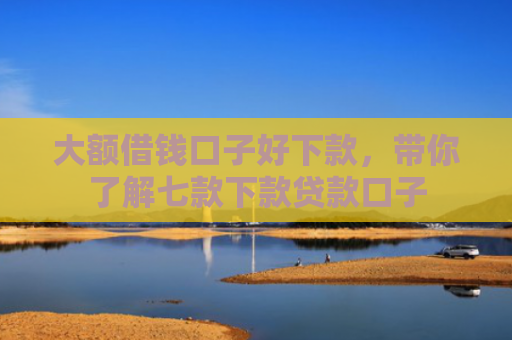 大额借钱口子好下款，带你了解七款下款贷款口子