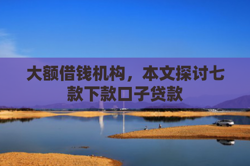 大额借钱机构，本文探讨七款下款口子贷款