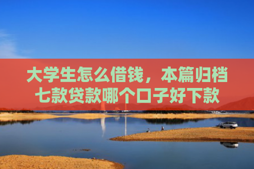 大学生怎么借钱，本篇归档七款贷款哪个口子好下款