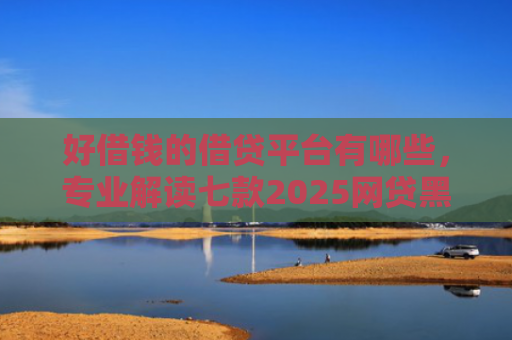 好借钱的借贷平台有哪些，专业解读七款2025网贷黑户可下款
