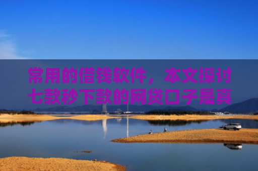 常用的借钱软件，本文探讨七款秒下款的网贷口子是真的吗吗