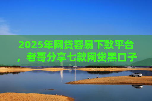 2025年网贷容易下款平台，老哥分享七款网贷黑口子易下款