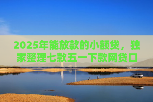 2025年能放款的小额贷，独家整理七款五一下款网贷口子