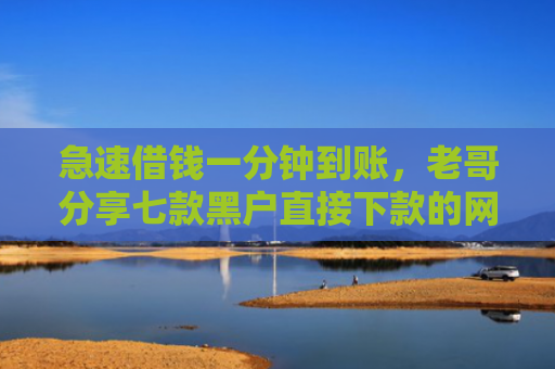急速借钱一分钟到账，老哥分享七款黑户直接下款的网贷平台