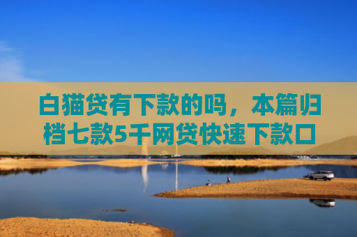 白猫贷有下款的吗，本篇归档七款5千网贷快速下款口子