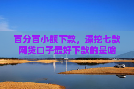 百分百小额下款，深挖七款网贷口子最好下款的是啥
