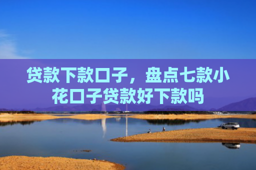 贷款下款口子，盘点七款小花口子贷款好下款吗