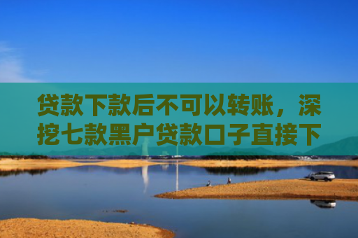 贷款下款后不可以转账，深挖七款黑户贷款口子直接下款