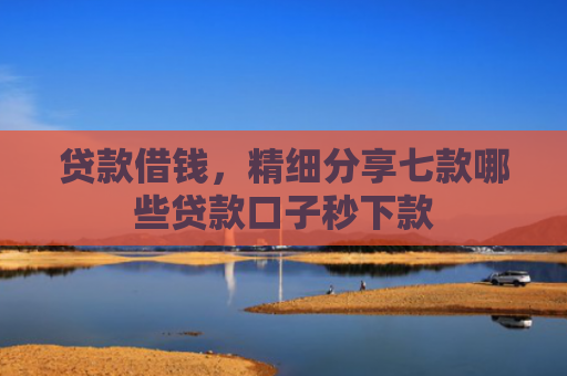贷款借钱，精细分享七款哪些贷款口子秒下款