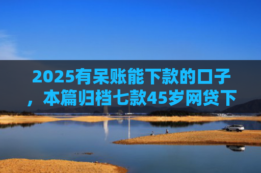 2025有呆账能下款的口子，本篇归档七款45岁网贷下款的口子
