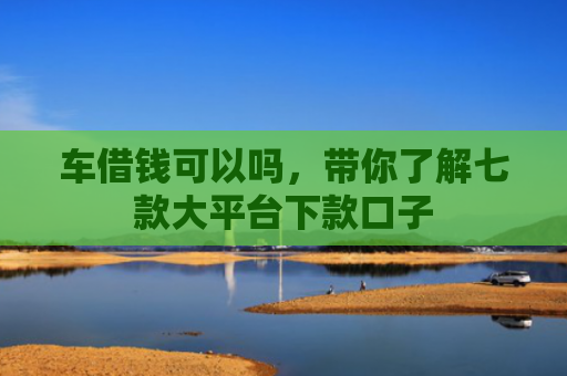 车借钱可以吗，带你了解七款大平台下款口子