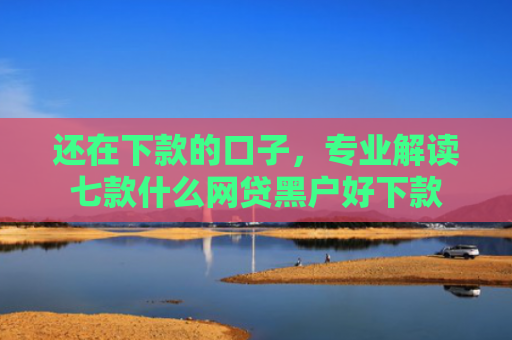 还在下款的口子，专业解读七款什么网贷黑户好下款