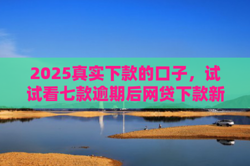 2025真实下款的口子，试试看七款逾期后网贷下款新口子