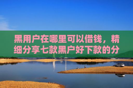 黑用户在哪里可以借钱，精细分享七款黑户好下款的分期网贷