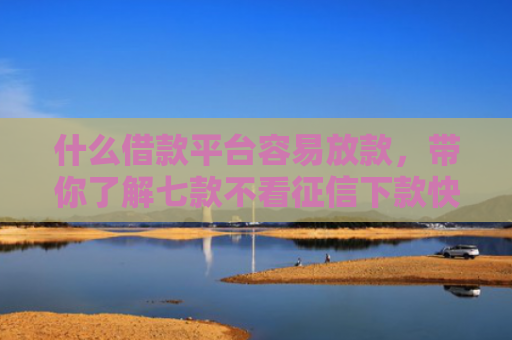 什么借款平台容易放款，带你了解七款不看征信下款快的贷款