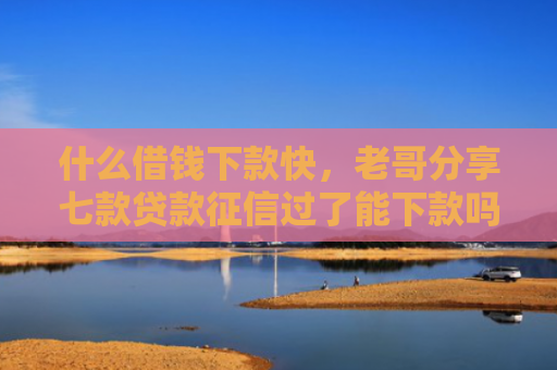 什么借钱下款快，老哥分享七款贷款征信过了能下款吗