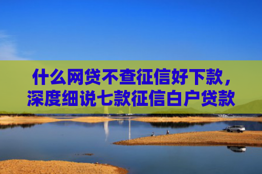 什么网贷不查征信好下款，深度细说七款征信白户贷款容易下款吗