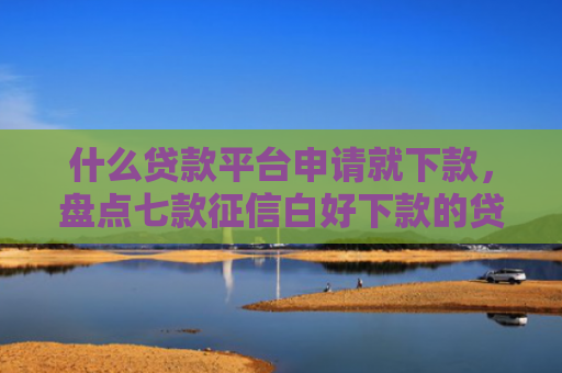 什么贷款平台申请就下款，盘点七款征信白好下款的贷款