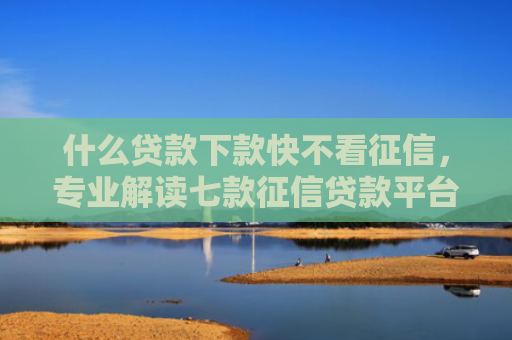 什么贷款下款快不看征信，专业解读七款征信贷款平台哪个好下款