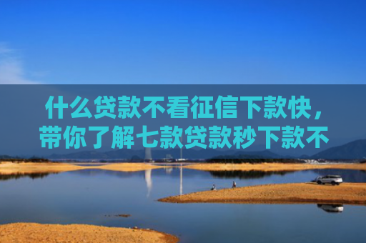 什么贷款不看征信下款快，带你了解七款贷款秒下款不查征信