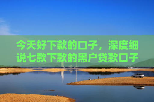 今天好下款的口子，深度细说七款下款的黑户贷款口子