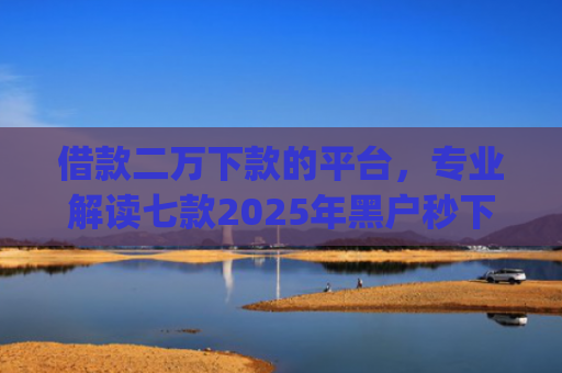 借款二万下款的平台，专业解读七款2025年黑户秒下款的网贷app