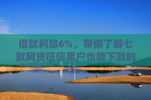借款利息6%，带你了解七款网贷征信黑户也能下款的app