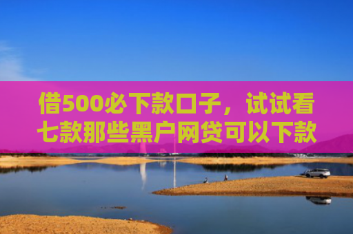 借500必下款口子，试试看七款那些黑户网贷可以下款的