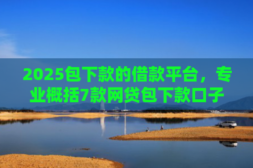 2025包下款的借款平台，专业概括7款网贷包下款口子