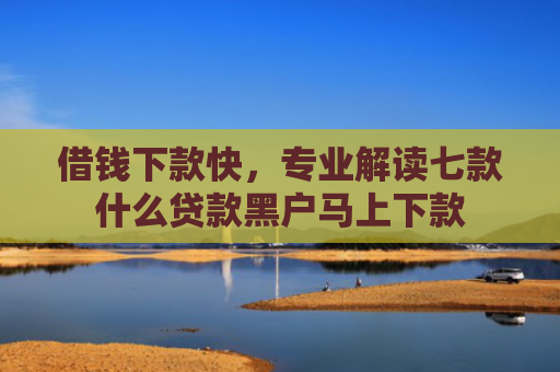 借钱下款快，专业解读七款什么贷款黑户马上下款